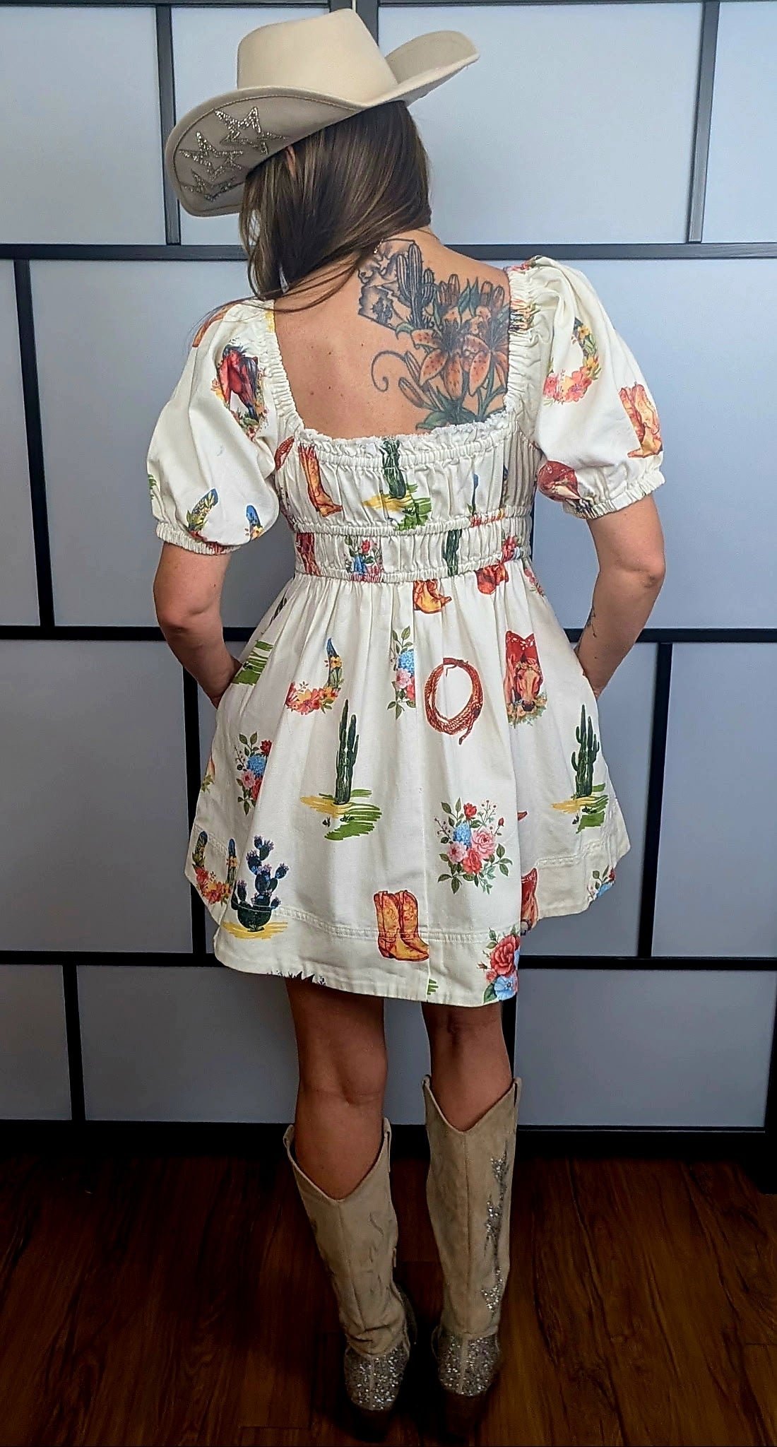 Western Charm Mini Dress