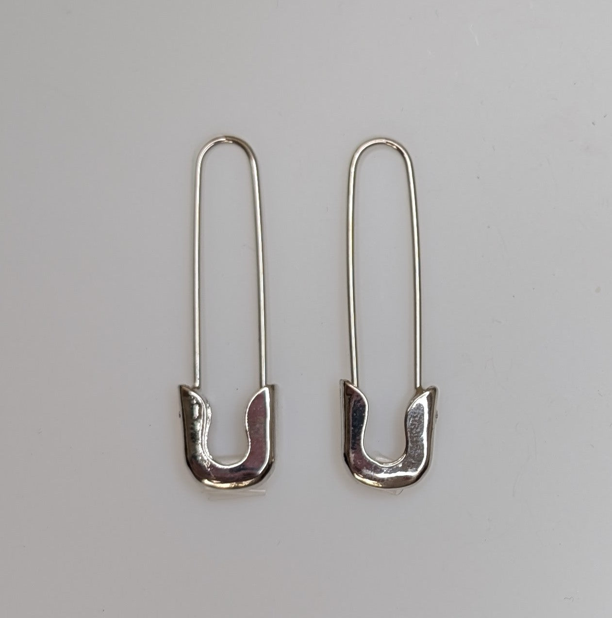 Safety Pin Hoops