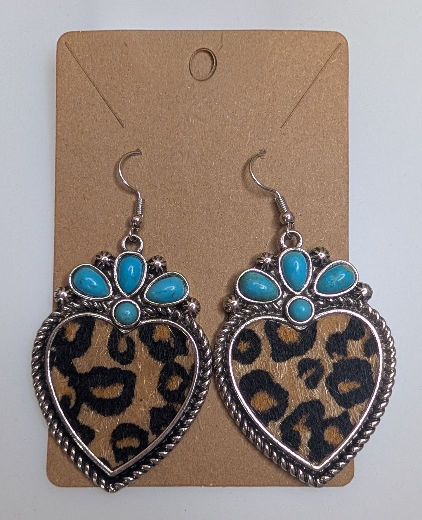 Wild at Heart Turquoise Dangles
