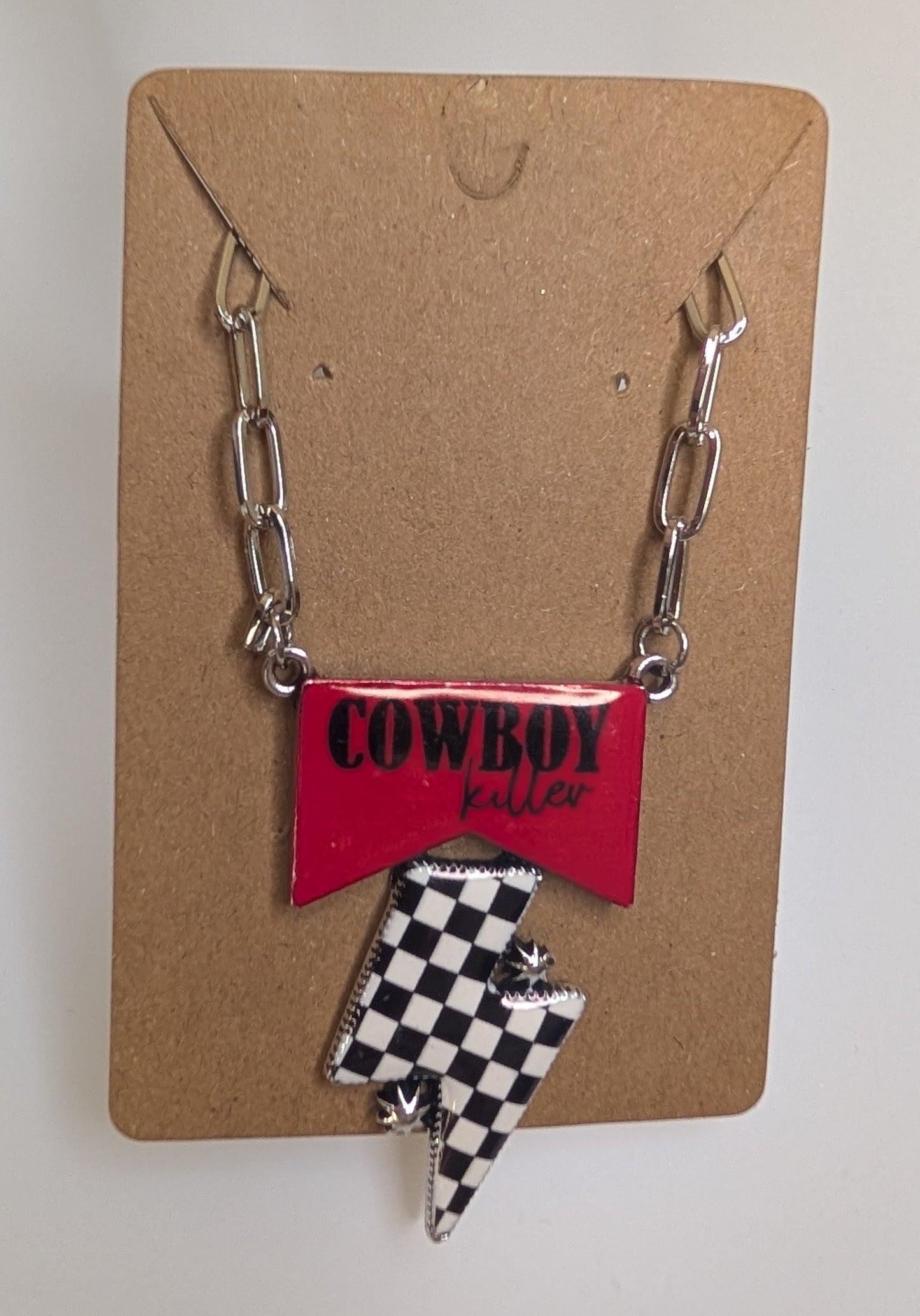 Lightning Bolt Statement Necklace